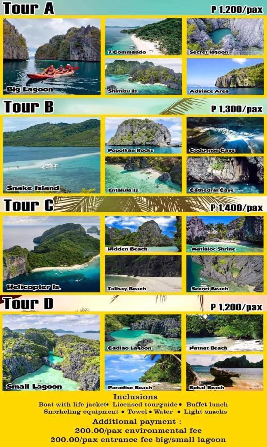 Backpackers Inn Gardenview Inn El Nido Esterno foto