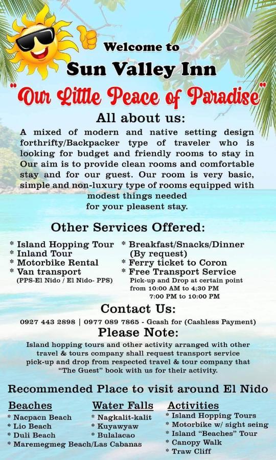 Backpackers Inn Gardenview Inn El Nido Esterno foto